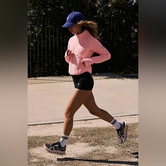 FP Movement By Free people Pink Smock Show Packable Run Jacket Size Small NWOT - Picture 3 of 16